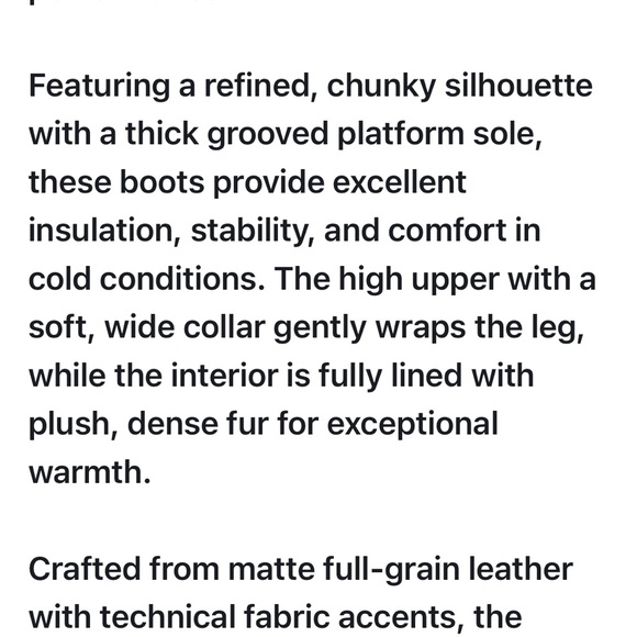 Inuikii Black Winter Platform Boots - Picture 5 of 7